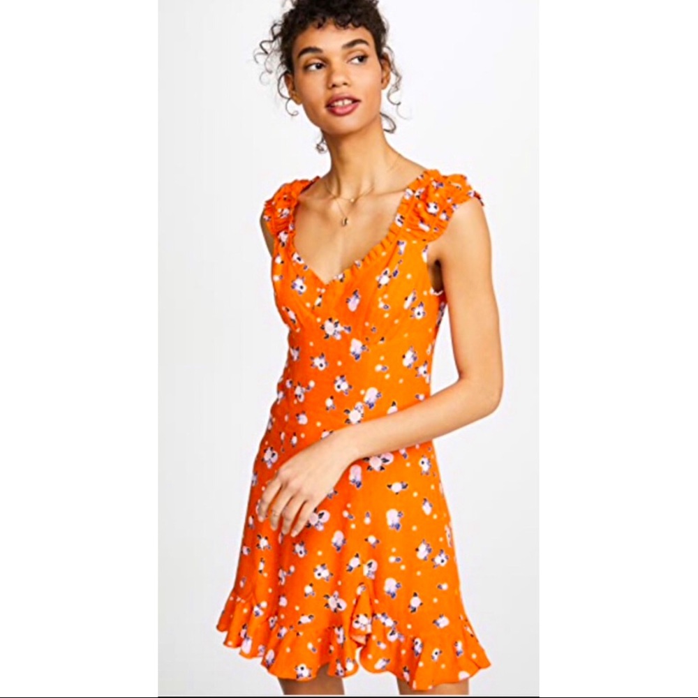 Free People | Floral Mini Dress M